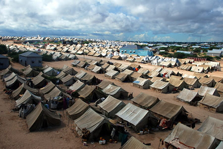 Campo de refugiados na Somália - abril 2013